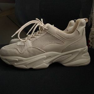 Steve Madden Nude Platform Sneaker